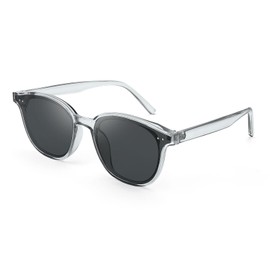 FEISEDY B1053 Men's Sunglasses, Boston, Korea, Sheer, UV Protection, Round, Popular, Fashion, Golf, gray