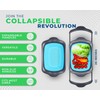 XL Large Kitchen Strainer by Comfify - Collapsible Silicone Over