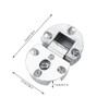 Raguso Folding Flip Top Hinge 2Pcs 90 Degree Zinc Alloy