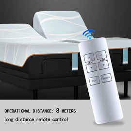 New Replacement Adjustable Bed Remote Control for Serta Motion Essentials Remotes for Adjustable Beds (3rd Gen Gray or iSeries Model)