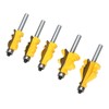 5pcs 8mm Shank Handrail Router Bit Cabinet Door Top Line