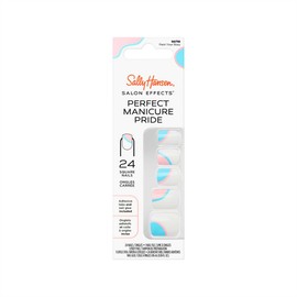 Sally Hansen Salon Effects® Perfect Manicure x Pride, Paint Your Story, Press On Nails, Oval Shaped, Non-Damaging Adhesive Tabs, File, and Alcohol Pad Included