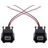 2pc Pre-Wired 2 Pin Connector Plugs for Nissan X-Trail Qashqai