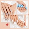 Full Cover Acrylic False Nail Tips, 500PCS Fake Nail Shape