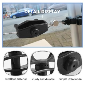 Dedjgoo Plastic Electronic Fence Wire Tensioner Livestock Electric Fence Wire Portable Tape Tighteners for Farm Accessories 24Pc