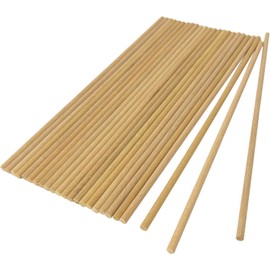 TAURISH Watchmakers Pegwood Set 24 Pieces 3mm x 150mm for Precision Watch Repair Cleaning Tweezers and Pinions