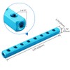 Baomain Aluminum Air Manifold Block, 8-Way 11-Port, 1/4" PT Threaded