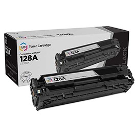 LD Remanufactured Toner Cartridge Replacement for HP 128A CE320A (Black)