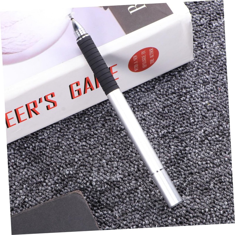TEHAUX Stylus Pen for Touch Screens Silver Capacitive Disc Fiber