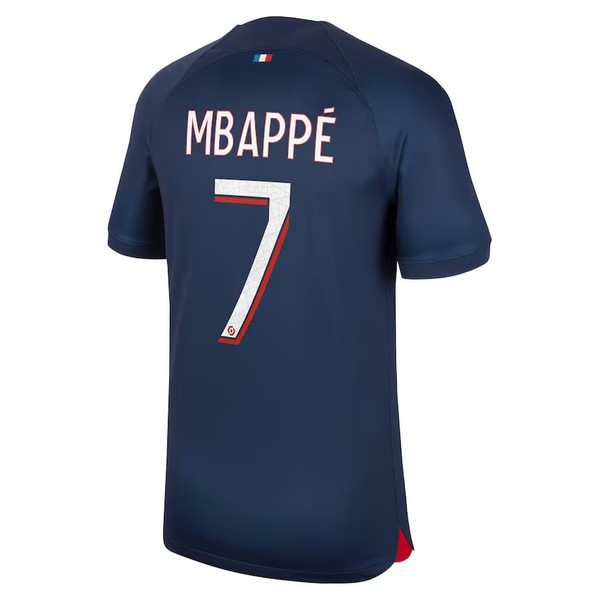 Mbappe #7 Paris - playera de fútbol para el hogar 2023/24, Azul, XX-Large