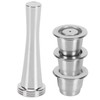 Coffee Capsule Set Stainless Steel Reusable Refillable Capsule Fit for