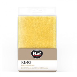 K2 King Microfibre Polishing Cloth, 40 x 60 cm, 500 g/m², Ideal for the Home or Car, Very Durable and Retains its Shape Even After Long Use, Ideal for Car Cleaning and Car Care