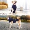 QKEPCY Dog Coat with Soothing Hood, Anti-Stress Vest, Soft and