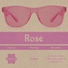 PURPLE CANYON Rose Color Therapy Glasses for Chakra Healing, Chromotherapy,