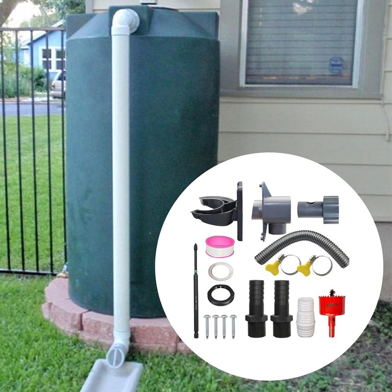 Recolector de Agua de Lluvia para Bajantes de 70-110mm Kit