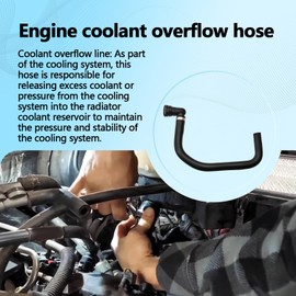 Engine Coolant Overflow Hose Compatible with Ford F150 Lobo Lincoln Mark LT 2011 2012 2013 2014 Replaces ‎626-675 BL3Z-8C350-A, Radiator Coolant Reservoir Hose