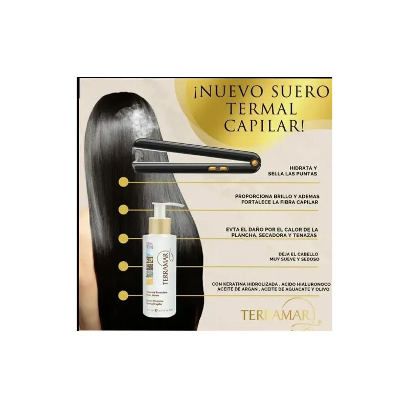 Set Capilar Terramar Óleo 98ml, Serum Termal Y Mascarilla