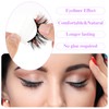 40PCS Self Adhesive Eyelashes Strips Tape Waterproof Lash Buddy Glue