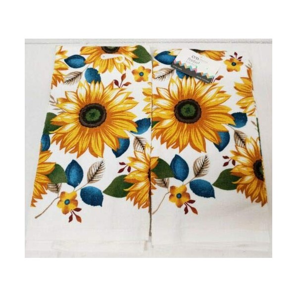 The Pecan Man Set of 2 Printed Terry Kitchen Cotton