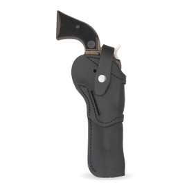 1791 GUNLEATHER Single Six Holster - Ambidextrous Leather 22 Revolver Holster, Fits Heritage Rough Rider, Ruger Wrangler, Colt New Frontier and Similar Six Gun Pistols (6.5)