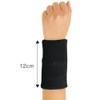 HATAS 359 Knit Pile Wristband, 4.7 inches (12 cm), Black,
