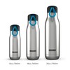 Zoku Vacuum Insulated Stainless Steel Bottle, 350ml, Silver