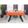 NIBLO Tablecloth, Table Runner, Table Linen, Table Decoration, Tablecloth (Orange,