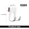 HASLED Pack of 8 Shower Razor Holder - Razor Holder