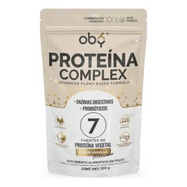 Proteina Complex Vainilla Mexicana  7 Fuentes vegetales  Probioticos  Enzimas  Alta Absorción y Digestión Ligera Sin Lácteos  Perfil Aminoácidos...   