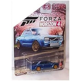 H0T WHEELS Real Riders Skyline H/T 2000 GT-X Blue Car Replica Ent Forza vehicle 1:64 scale diecast model
