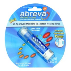 Abreva Pump Tratamiento Contra Herpes / Ampollas 2gr