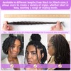 2 Packs Afro Kinky Bulk Human Hair 20 Inch 50g/Pack
