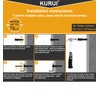 KURUI #8 Self Drilling Drywall Anchors with Screws Kit, Heavy