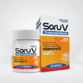CMD Soru-V Vitamin D3 (Cholecalciferol) 30 Tablets - Bone & Immune Support