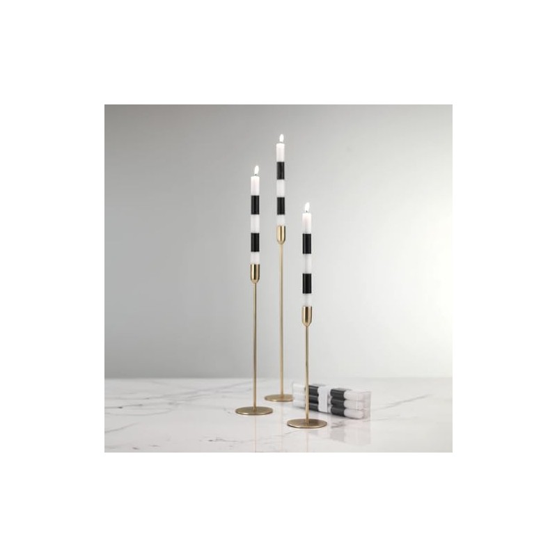 Zodax | Modern & Festive Formal Taper Candles | 10"