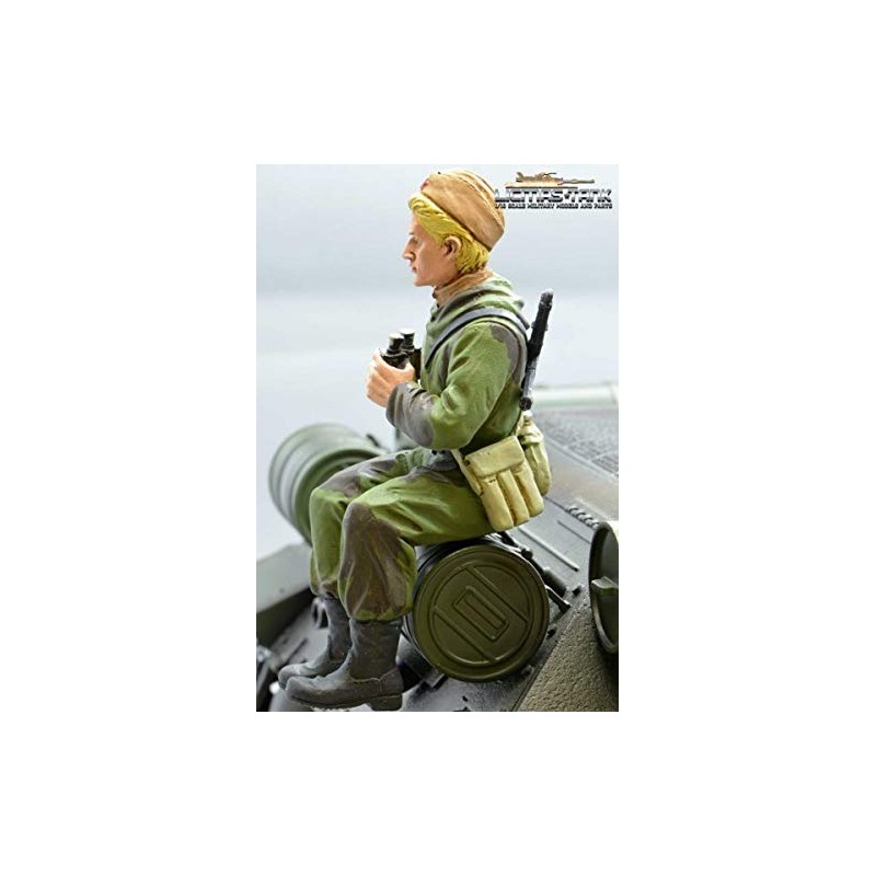 licmas Figure Soldier WW2 Russian Reconnaissance with Binoculars Tankrider Amoeba