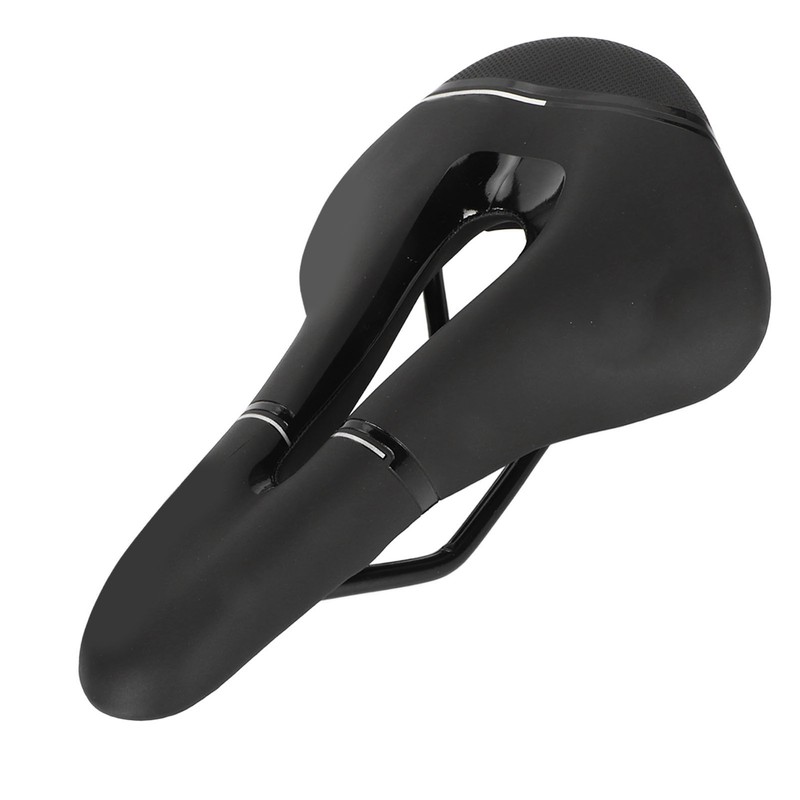 Bicycle Saddle Hollow Breathable Shock Absorbing Height Adjustable Prevent Slip
