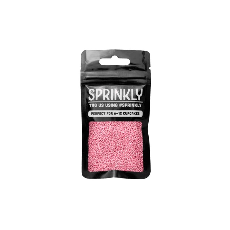 SPRINKLY - Glimmer 100's & 1000's (No E171) - Pink