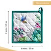 Maison d' Hermine Pot Holders, 100% Cotton, Easter Hot Pads,