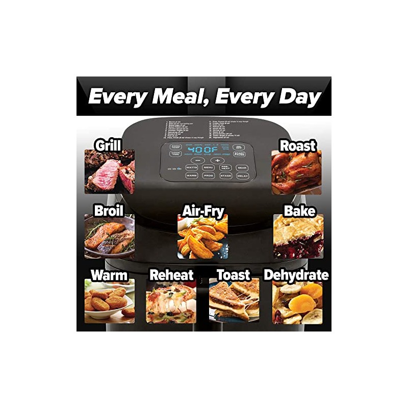 Nuwave 4.5-Qt Brio Air Fryer, 100 Pre-Programmed Recipes & 100