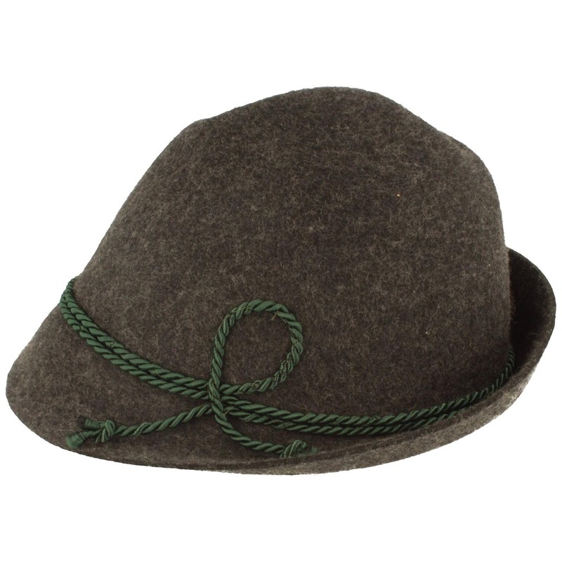Breiter Allgäuer Costume Hat Anthracite 52