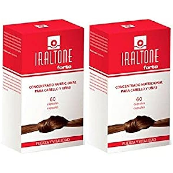 2 X Iraltone Forte120 Capsules~Regenerates~Prevents Hair Loss~Providing Strength Good for