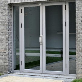 Sumnacon Stainless Steel Door Handle, 4 Pack Pull Push Handle 7.9x2.5 Inch, for Wooden and Composite Doors, Garage, Barn, Home, Commercial Use, Silver