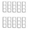 Busch-Jäger reflex SI alpine white, set of 10