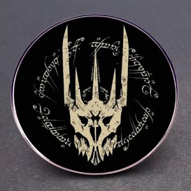 LOTR Sauron Skull One Ring Enamel Pin
