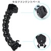 FiTSTILL Go Pro Mount Adjustable Gooseneck 8-Stage Jaws Gooseneck Flex