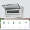 Breaker Box, 18 Way Distribution Protection Box IP65 Waterproof Clear