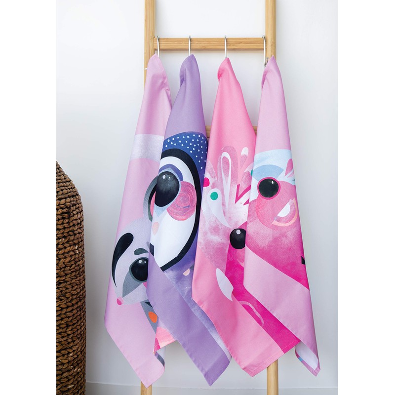 Maxwell & Williams Pete Cromer Bird Tea Towel, Galah Print,