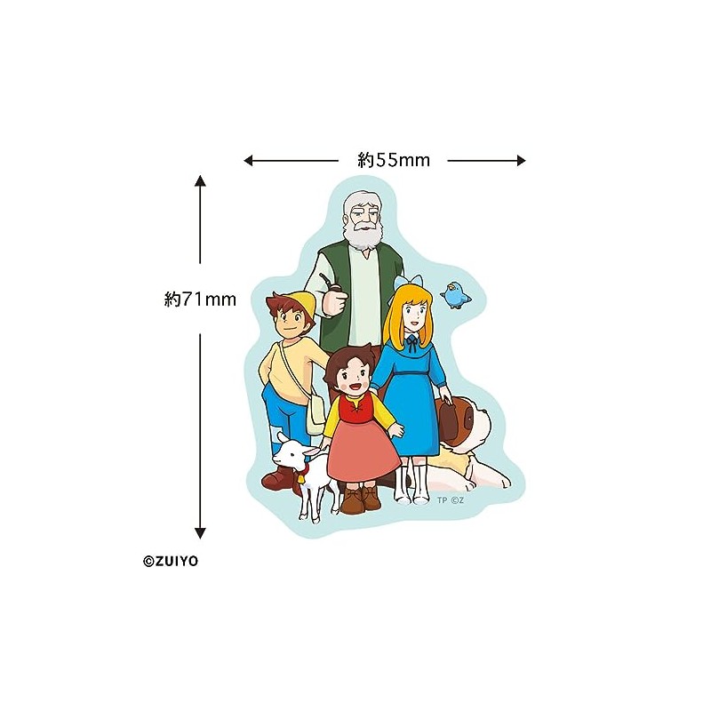 Alps Girl Heiji Sticker (All Collection) AH-SE003