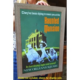 Disneyland Haunted Mansion – Vintage Style Poster